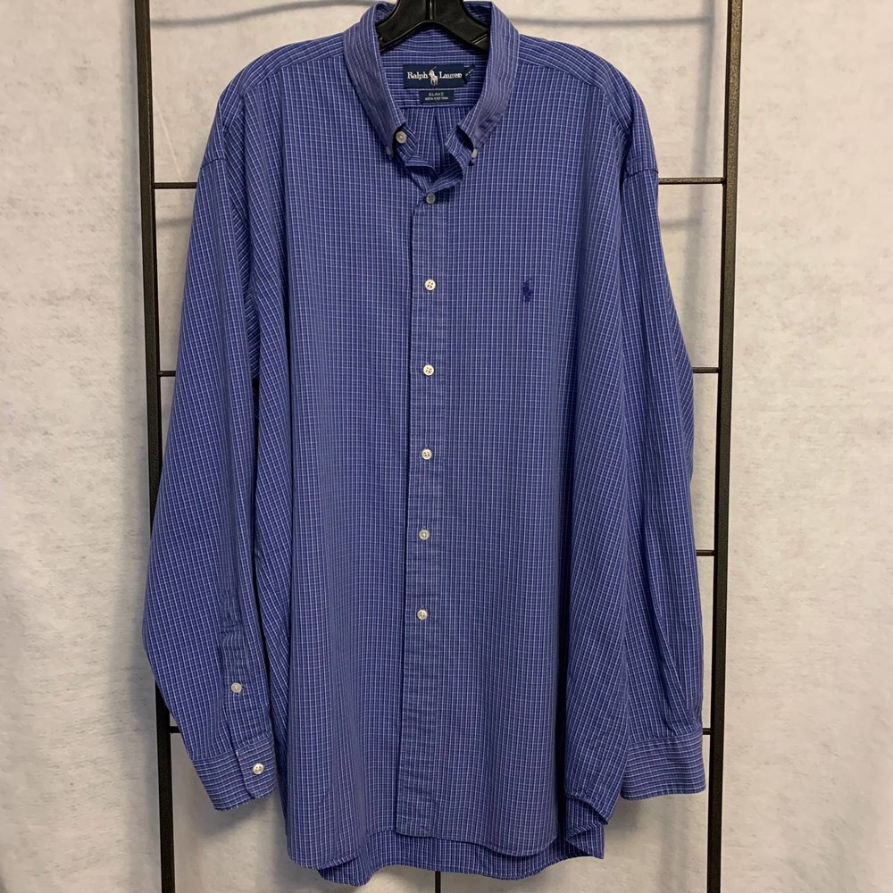Ralph Lauren Blue Label Blake Men's Button Up‎ Size XL